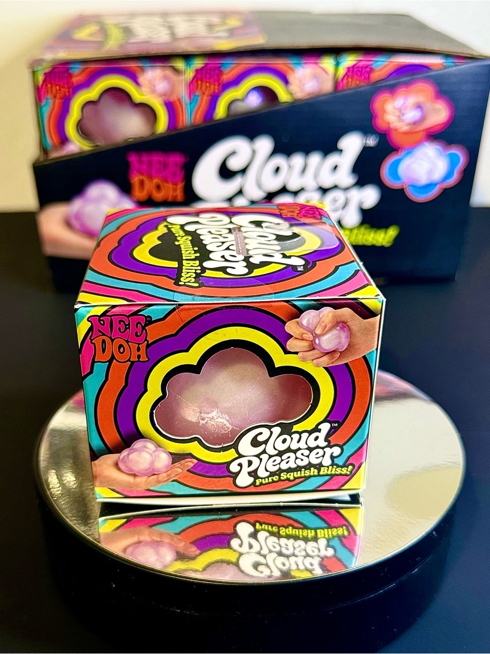 NeeDoh 3 PK BUNDLE ! Cloud Pleaser + 2 JellySquish! Squish Bliss! (New) - Picture 7 of 13